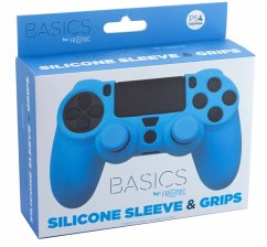 PS4 Silicone Skin + Grips (Blue)