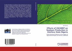 Effects of ZACAREP on Soybean Production in Zamfara State Nigeria