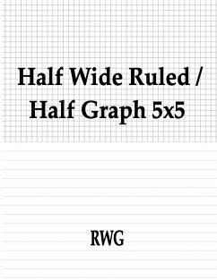 Half Wide Ruled / Half Graph 5x5 - Rwg