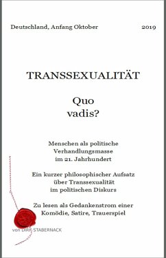 TRANSSEXUALITÄT - Quo vadis? (eBook, ePUB) - Stabernack, Dirk
