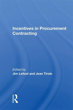 Cover Incentives In Procurement Contracting (eBook, ePUB)