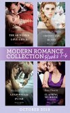 Modern Romance October 2019 Books 1-4: The Sicilian's Surprise Love-Child (One Night With Consequences) / Cinderella's Scandalous Secret / A Passionate Reunion in Fiji / Claiming My Bride of Convenience (eBook, ePUB)
