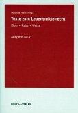 Texte zum Lebensmittelrecht Texte zum Lebensmittelrecht