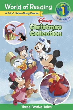 World of Reading: Disney Christmas Collection 3-In-1 Listen-Along Reader-Level 1: 3 Festive Tales with CD! [With Audio CD] - Disney Books