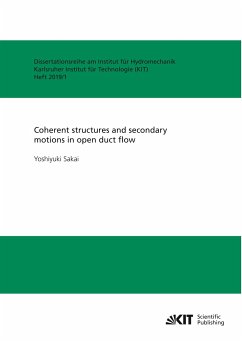 Coherent structures and secondary motions in open duct flow - Sakai, Yoshiyuki