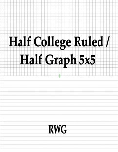 Half College Ruled / Half Graph 5x5 - Rwg