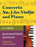 Accolay, J.B. - Concerto No. 1 in a minor for Violin - Arranged by Josef Gingold - International