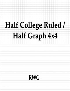 Half College Ruled / Half Graph 4x4 - Rwg