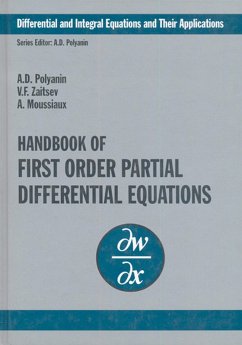 Handbook of First-Order Partial Differential Equations (eBook, PDF) - Polyanin, Andrei D.; Zaitsev, Valentin F.; Moussiaux, Alain