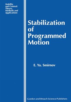 Stabilization of Programmed Motion (eBook, PDF) - Smirnov, E Ya