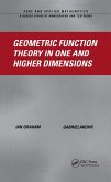 Geometric Function Theory in One and Higher Dimensions (eBook, PDF)