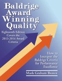 Baldrige Award Winning Quality (eBook, PDF)