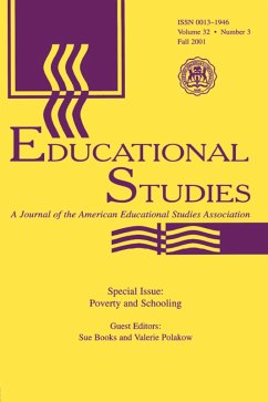 Cover Poverty and Schooling (eBook, ePUB)
