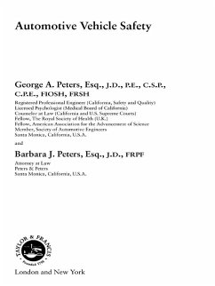 Automotive Vehicle Safety (eBook, PDF) - Peters, George A.; Peters, Barbara J.