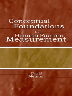 Cover Conceptual Foundations of Human Factors Measurement (eBook, PDF)