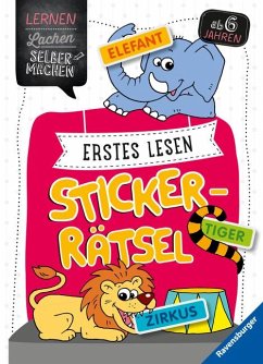 Erstes Lesen Sticker-Rätsel - Jebautzke, Kirstin