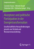 Akzeptanz und politische Partizipation in der Energietransformation (eBook, PDF)