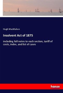 Cover Insolvent Act of 1875