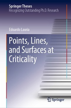 Points, Lines, and Surfaces at Criticality (eBook, PDF) - Lauria, Edoardo