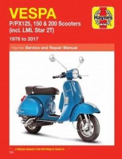 Vespa P/PX125, 150 & 200 Scooters (incl. LML Star 2T) (78-17) - Haynes Publishing