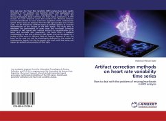 Artifact correction methods on heart rate variability time series