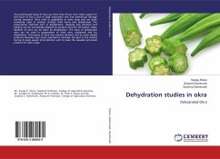 Dehydration studies in okra