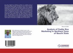 Analysis of Paddy Rice Marketing in Northern Zone of Bauchi State