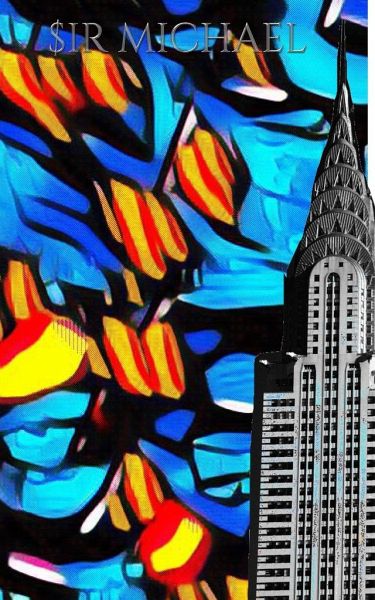 Iconic Chrysler Building New York City Sir Michael Huhn pop art Drawing Journal Iconic Chrysler Building New York City Sir Michael Huhn pop art Drawing Journal