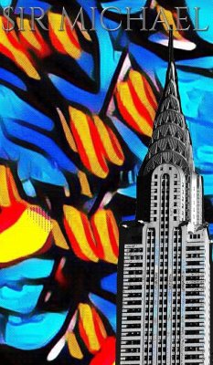 Iconic Chrysler Building New York City Sir Michael Huhn pop art Drawing Journal - Huhn, Michael; Huhn, Michael