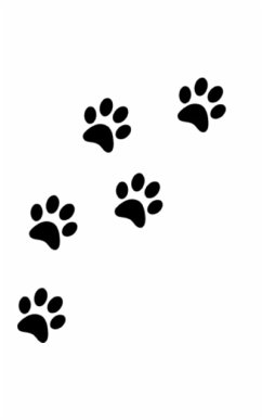 dog paw print Writing Drawing Journal - Huhn, Michael