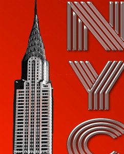 Iconic New York City Chrysler Building $ir Michael designer creative drawing journal - Huhn, Michael