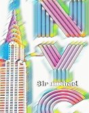 ICONIC Chrysler Building Rainbow Writing Drawing Journal. Sir Michael artist limited edition