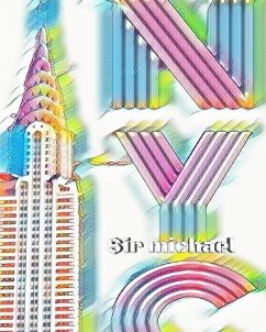 ICONIC Chrysler Building Rainbow Writing Drawing Journal. Sir Michael artist limited edition - Huhn, Michael; Huhn, $ir Michael