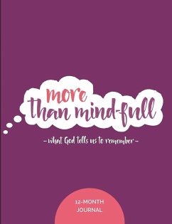 More than Mind-Full 12 Month Journal - Cannon, Kat