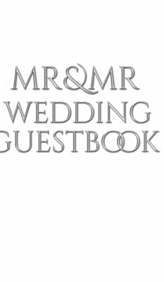 Mr and Mr wedding Guest Book - Book, Wedding Guest