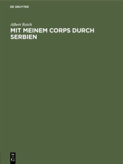 Cover Mit meinem Corps durch Serbien