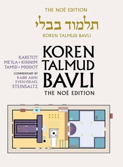 Koren Talmud Bavli Noe Edition, Vol 41: Karetot, Mei'la, Tamid, Hebrew/English, Large, Color - Steinsaltz, Adin