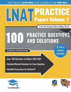 LNAT Practice Papers Volume One: 2 Full Mock Papers, 100 Questions in the style of the LNAT, Detailed Worked Solutions, Law National Aptitude Test, Un - Agarwal, Rohan; Uniadmissions; Ang, Aiden