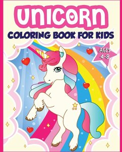 Unicorn Coloring Book for Kids Ages 4-8 - Activity Press, Amazing