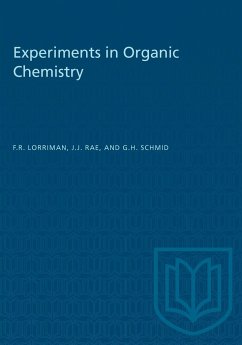 Experiments in Organic Chemistry - Lorriman, F R; Rae, J J; Schmid, G H
