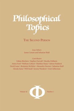 Philosophical Topics 42.1: The Second Person - Rödl, Sebastian