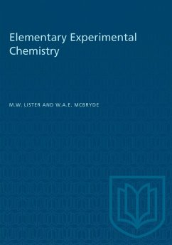 Elementary Experimental Chemistry - Lister, M W; McBryde, W a E
