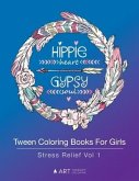 Tween Coloring Books For Girls: Stress Relief Vol 1: Colouring Book for Teenagers, Young Adults, Boys, Girls, Ages 9-12, 13-16, Arts & Craft Gift, Det