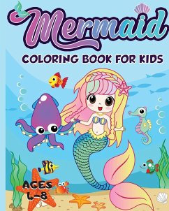 Mermaid Coloring Book for Kids Ages 4-8 - Press, Amazing Activity