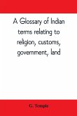 A glossary of Indian terms relating to religion, customs, government, land ; and other terms in common use