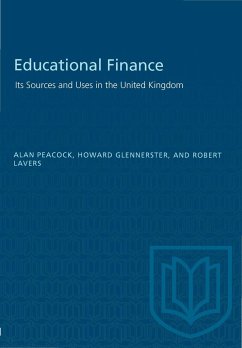 Educational Finance - Glennerster, Howard; Peacock, Alan T; Lavers, Robert