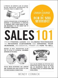 Sales 101 (eBook, ePUB) - Connick, Wendy