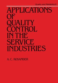Applications of Quality Control in the Service Industries (eBook, PDF) - Rosander, A. C.