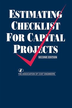 Cover Estimating Checklist for Capital Projects (eBook, PDF)