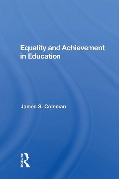 Cover Equality and Achievement in Education (eBook, PDF)